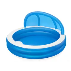Bestway - Piscina Inflable Familiar para Verano Azul 241x241x140cm