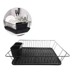 OEM - Escurridor de Platos con Bandeja y Cubertero - Organizador de Cocina Moderno