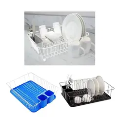 OEM - Escurridor de Platos con Bandeja y Cubertero - Organizador de Cocina Moderno