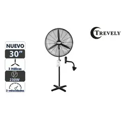 TREVELY - Ventilador Industrial de piso & pared 30 VT-30A - 230W