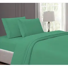 CASATEX - JUEGO DE SÁBANAS LUXURY CON BORDADO 3 PLAZAS