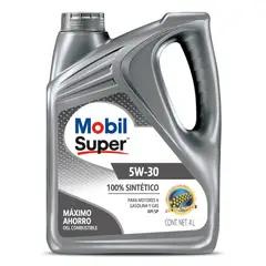 GENERICO - Aceite de Motor Mobil Super 3000 Full Sintetico 5W-30 4LT