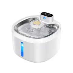 TRENDY TECH E I R L - Bebedero Inálambrico Flor Premium metálico para Mascotas