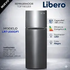 LIBERO - Refrigeradora Libero LRT200DFI