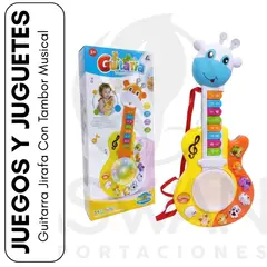 GENERICO - Guitarra Jirafa Con Tambor Musical