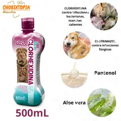 VETLINEX - SHAMPOO MEDICADO CLORHEXIDINA + CLOTRIMAZOL 500 mL