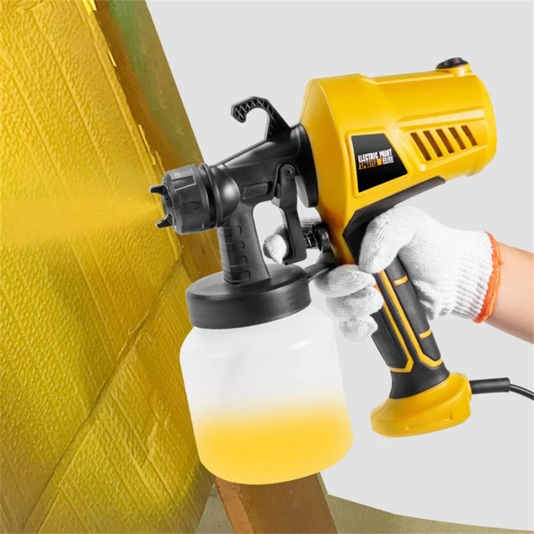 Máquina de Pintar con Compresor Eléctrico 400W - Pulverizador Spray Gun Alta Presión