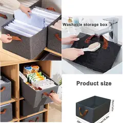 GENERICO - Organizador de Ropa para Armarios y Cajones  pack 6 unidades