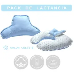 GENERICO - Pack de Lactancia Premium I Color Celeste