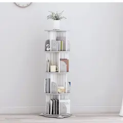 GENERICO - Librero giratorio 360° para niños gris 53 x 132cm