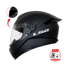 LS2 - Casco con Visor Fotocromatico LS2 SOLID Negro Mate VPHOTOCROM FF802 Talla L-ECE2206