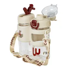 GENERICO - Tomatodo Con 2 Botellas Con Capacidad De 500ML + 500ML Blanco