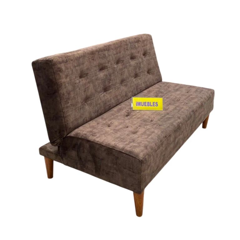 Sofá Cama Modelo Futón 1.80 m color Chocolate - TEMEL