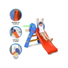EVERBEST - Resbaladera Infantil Multicolor 120 cm Everbest