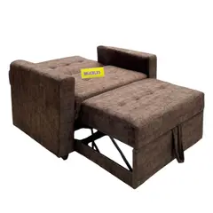 TEMEL - Sofá Cama Chocolate Plaza y media -