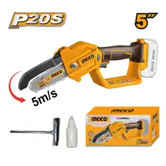 INGCO TOOLS - MINI MOTOSIERRA INGCO 20V 5 13CM 5MS CGSLI2058