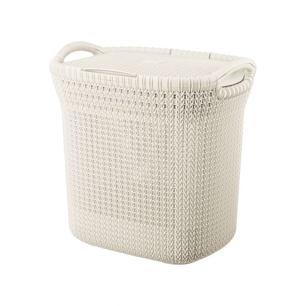 Cesto De Ropa Khipu 40l Reyplast Crema