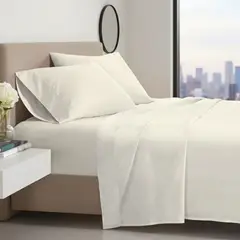 GENERICO - JUEGO DE SABANAS ALGODON PERU PIMA - N1