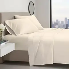 GENERICO - JUEGO DE SABANAS ALGODON PERU PIMA - N1