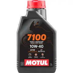 MOTUL - Aceite de Motor Motocicleta 4T 7100 Full Sintetico 10W-40 1LT