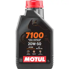 MOTUL - Aceite de Motor Motocicleta 4T 7100 Full Sintetico 20W-50 1LT