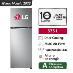 LG - Refrigeradora Top Freezer GT33BPP Door Cooling 335L