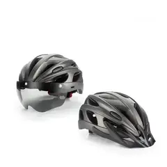 Rockbros - Casco TT-16 Con Lente fotocromatico Y Visera Rockbros ciclismo, scooter, patineta