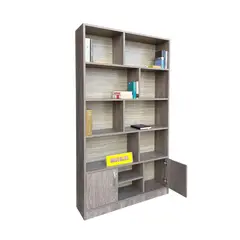 TEMEL - Librero De Melamina, Estante De Melamina, Biblioteca 1 Metro Macchiato