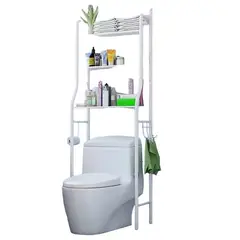 GENERICO - Estante Organizador Para Baño Multifunción 3 Niveles De Metal