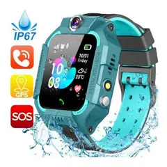 GENERICO - SMARTWATCH RASTREADOR CHIP SIM PARA NIÑOS VERDE