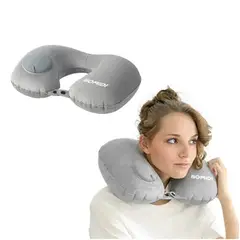 BOMIDI - Almohada de cuello Bomidi U02 Gris Inflable