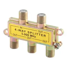 FULGORE - Splitter divisor cable coaxial 4 salidas fu0632