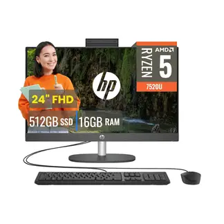 HP - All In One HP ProOne 245 G10 AMD Ryzen 5 7520U 16GB RAM 512GB SSD 24 FHD FreeDOS