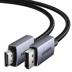 UGREEN - DP125 Cable Trenzado Displayport A Hdmi 4k De 5mts