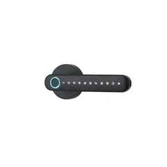 ZKTECO - CERRADURA INTELIGENTE BLUETOOTH CON HUELLA ZKTECO ZK-SL01-A630N - 100 USUARIOS APP