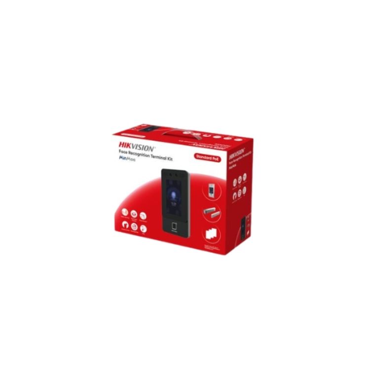 KIT DE ACCESO BIOMETRICO FACIAL HK-DS-KAS342 - TERMINAL DS-K1T342MFWX-E1 CERRADURA MAGNETICA