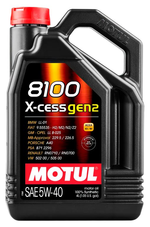Aceite de Motor 8100 X Cess Gen2 Full Sintetico 5W-40 4LT