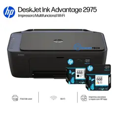 HP - IMPRESORA MULTIFUNCIONAL 2975 HP DESKJET INK ADVANTAGE AJ4Y5A