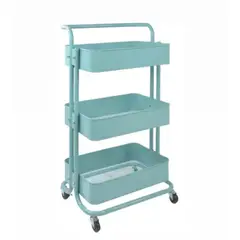 GENERICO - Carrito Estante Organizador Multiuso Metálico 3 Niveles