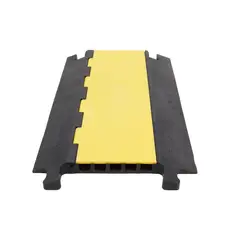 GENERICO - Tope Rampa Protector De Cables 5 Canales Para Piso Uso Rudo