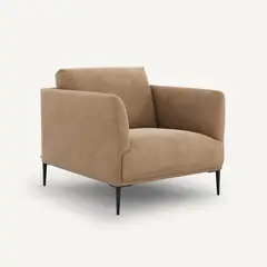 NACIONAL - Butaca Sillón Elegante Atemporal Patas De Metal FRATELLI