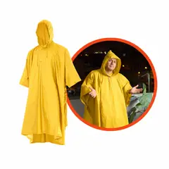 EMERGENCY KIT PERU - Poncho para Lluvia Termosellado Re-utilizable