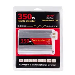 OEM - Inversor De Corriente 350W Transforma 12V a 220V Con Salida USB - Potente