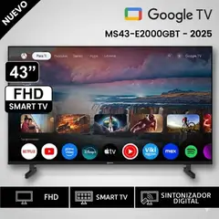 MIRAY - Televisor Google TV LED FHD 43 MS43-E2000GBT