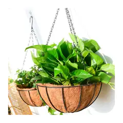 GENERICO - Maceta Colgante de Fibra de Coco 35 cm