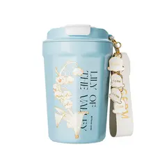 GERM - Vaso Térmico Germ Lily Baby Blue 390ml Acero Inoxidable