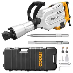 INGCO TOOLS - Martillo Demoledor Hexagonal INGCO 1700W 45J 16KG PDB17008