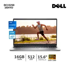 Dell - Laptop Dell Dc 15250 Intel Core I7-1355U 3.7GHZ Ram 16Gb DDR4 Ssd 512Gb / Pantalla15.6 Fhd - 3XHY0