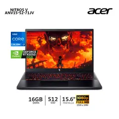 ACER - Laptop Acer Nitro5 V ANV15-52-71JV Ci7-13620h 16Gb Ram,512Gb SSD,15.6" FHD RTX 5050 6Gb-NHQZ7AL001