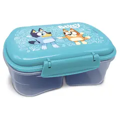 TUKIBABY - TAPER PP REUNDED MULTICOMPARTIMENT STOR BLUEY  600 ML